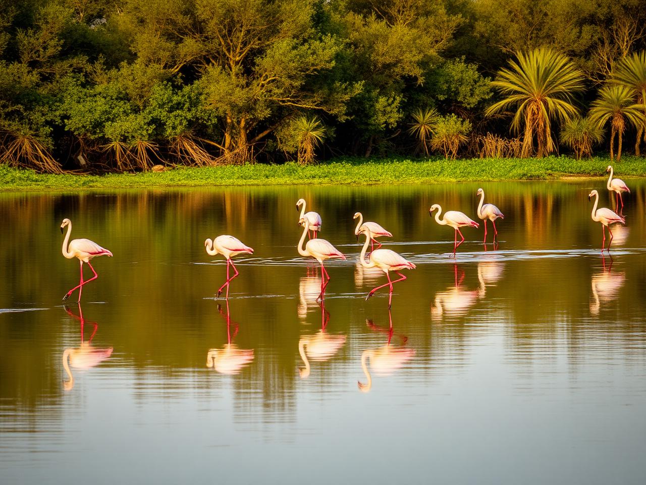 Ras Al Khor Wildlife & Flamingos
